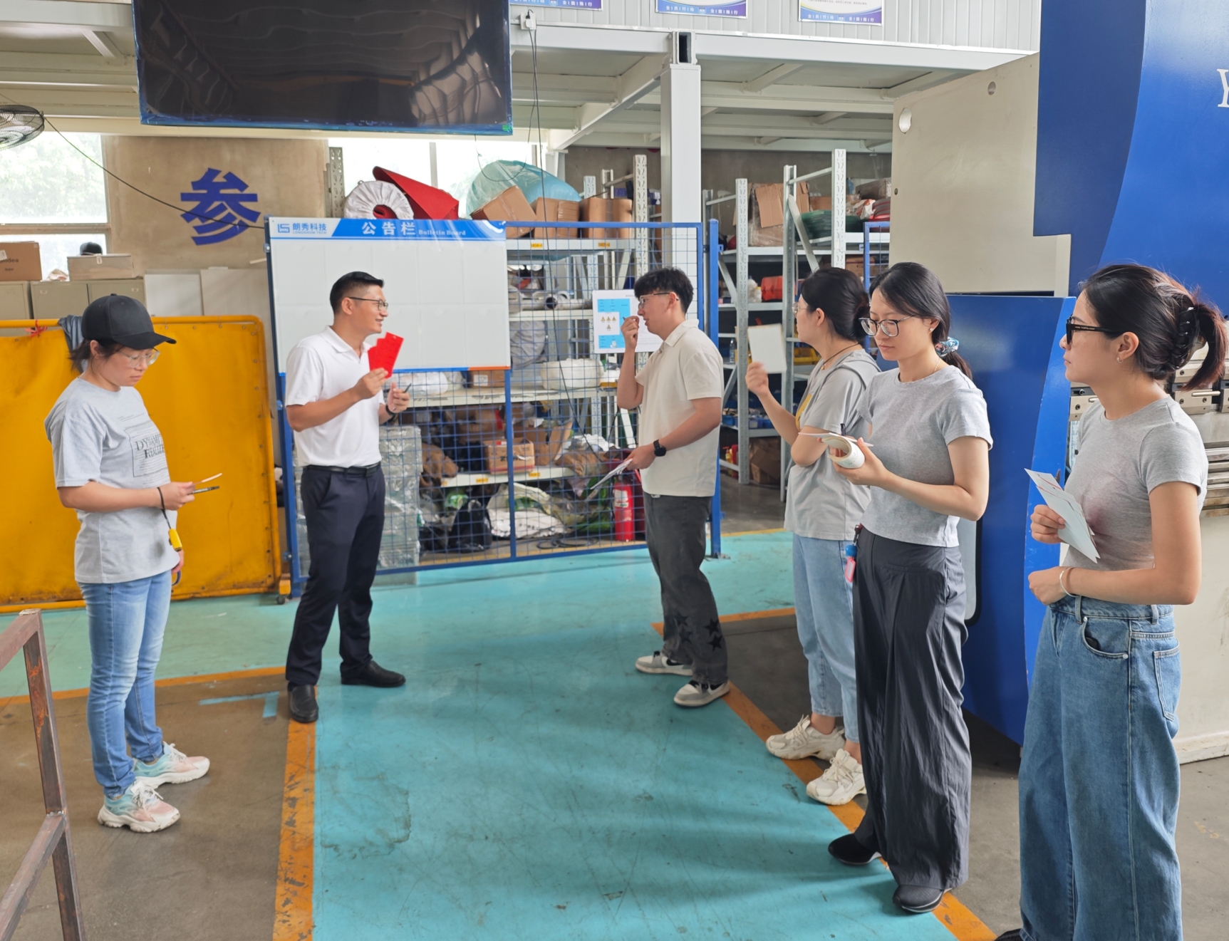 亮出红牌 展现风采----朗秀科技精益管理“红牌大作战”活动